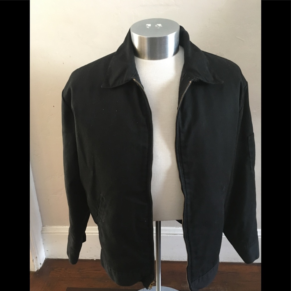 Men's Dickies Black Quilted Jacket